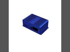 Bộ xử lý nhiệt bằng nhôm tùy chỉnh với sườn cho bộ điều khiển công nghiệp điện tử