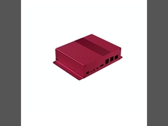 160 * 46 * 150mm Anodized Black Aluminum Cooling Case với Flange Wall Mount