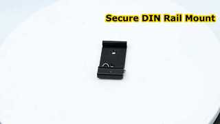 Nhôm 35mm Din Rail Kẹp cố định Màu đen DIN Rail Mount Clip Snap để gắn rơle