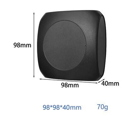 98*98*40mm Đen IoT Network Communication Housing với bề mặt kết cấu