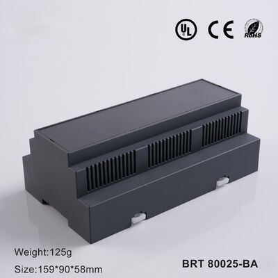 DIN đường sắt bao vây 159 * 90 * 58mm 9 Mô-đun DIN đường sắt hộp cho công nghiệp kiểm soát & cung cấp điện